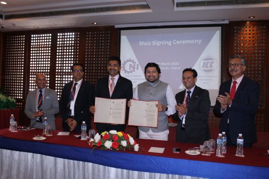नेपाल-भारतबीचको व्यापार व्यवसाय प्रवर्द्धन गर्न परिसंघ र आइसीसीबीच सहकार्य