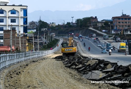 अख्तियारको छानबिन गरिरहेको कलंकी-बल्खु सडक निर्माण अघि बढ्यो, थप बिग्रने भन्दै काम सुरु