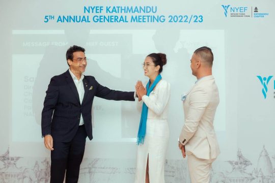 एनवाइईएफ काठमाडौं अध्यक्षमा प्रार्थना साख:, प्रथम उपाध्यक्ष बने अभिमन्यू गोल्छा