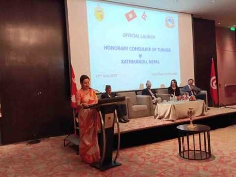 भवानी राणाले लिइन् नेपालका लागि ट्युनिसियाको अवैतनिक दूतको औपचारिक जिम्मेवारी