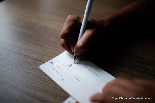 चेक बाउन्समा घट्यो हदम्याद, उजुरी एक वर्षभित्र दिनुपर्ने, बिगो अनुसार ४ वर्षसम्म कैद