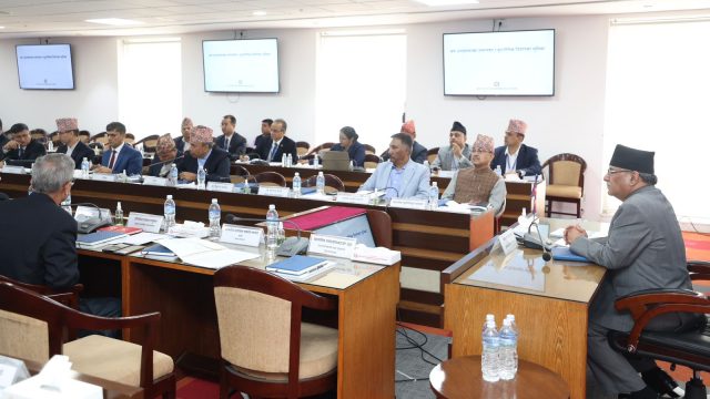 अर्थतन्त्र धान्ने श्रमिकका समस्याबारे सिंहदरबारमा छलफल, १३ राजदूतले गरे ब्रिफिङ