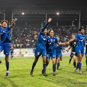 नेपाली महिला फुटबल टोली बंगलादेशसँग बराबरीमा रोकियो, टुंगियो एसियन गेम्सको यात्रा