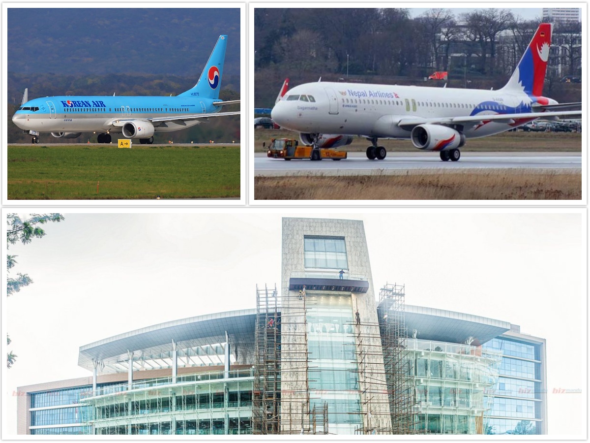एनएसीले अनुमति नपाएपछि प्राधिकरणको प्रतिशोध, कोरियन एयरको काठमाडौं उडानमा प्रतिबन्ध