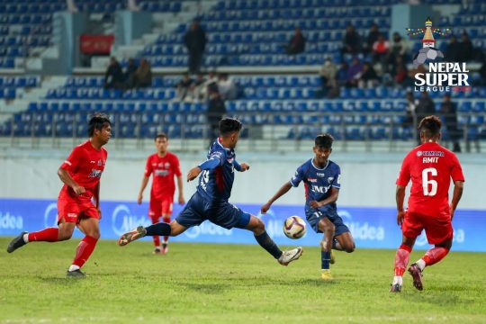 अन्तिम मिनेटमा सम्हालिन नसक्दा काठमाडौंसँग बराबरीमा रोकियो चितवन