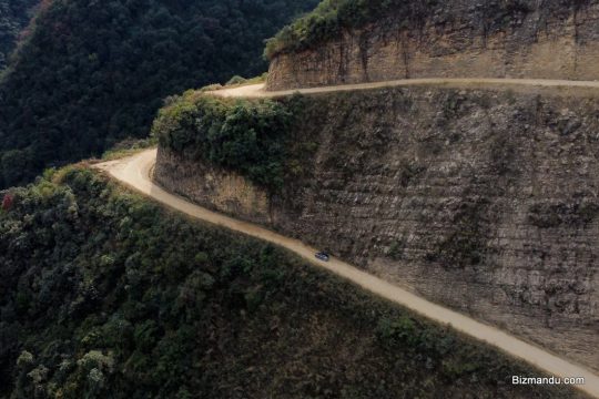 कुलेखानी-कलंकी-हुमाने सडक कालोपत्र हुँदै, आजदेखि १९ दिनसम्म बाटो बन्द हुने