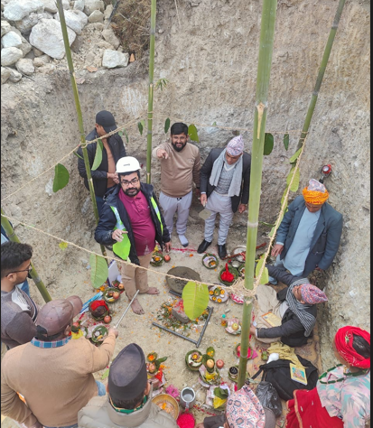 अमरपुर-ढुंगेसाँघु १३२ केभी प्रसारण लाइन निर्माण सुरु, २०० मेगावाट प्रवाह गर्न सकिने