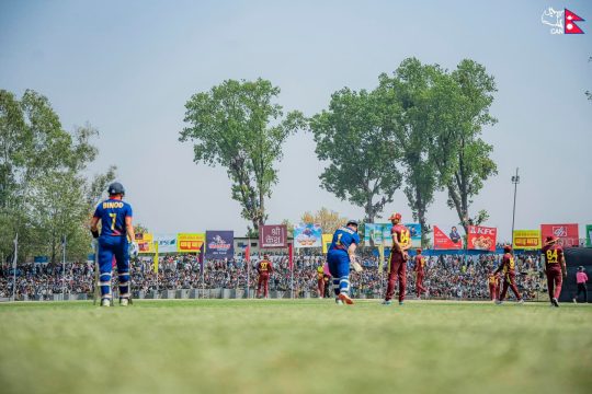वेस्ट इण्डिज 'ए'विरुद्ध नेपालको कमजोर ब्याटिङ, ७६ रनले पराजित भएपछि सिरिजमा पछाडि