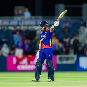 लगातार दुई शतक बनाउने पहिलो नेपाली ब्याटर बने भुर्तेल, मलेसियालाई विशाल लक्ष्य