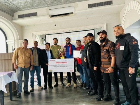 र्‍याली अफ हिमालयाजको चौथो संस्करणमा विजयी दीपक साह सम्मानित