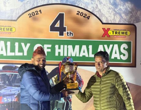 र्‍याली अफ हिमालयाजको रोयल इन्फिल्ड क्लासमा नेपाली राइडर दीपक साह विजयी