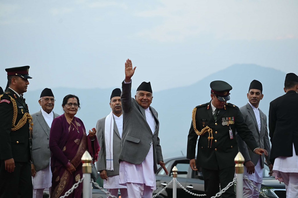 कोपमा भाग लिन राष्ट्रपति पौडेल पत्नीसहित लागे अजरबैजान, कात्तिक ३० गते फर्किने