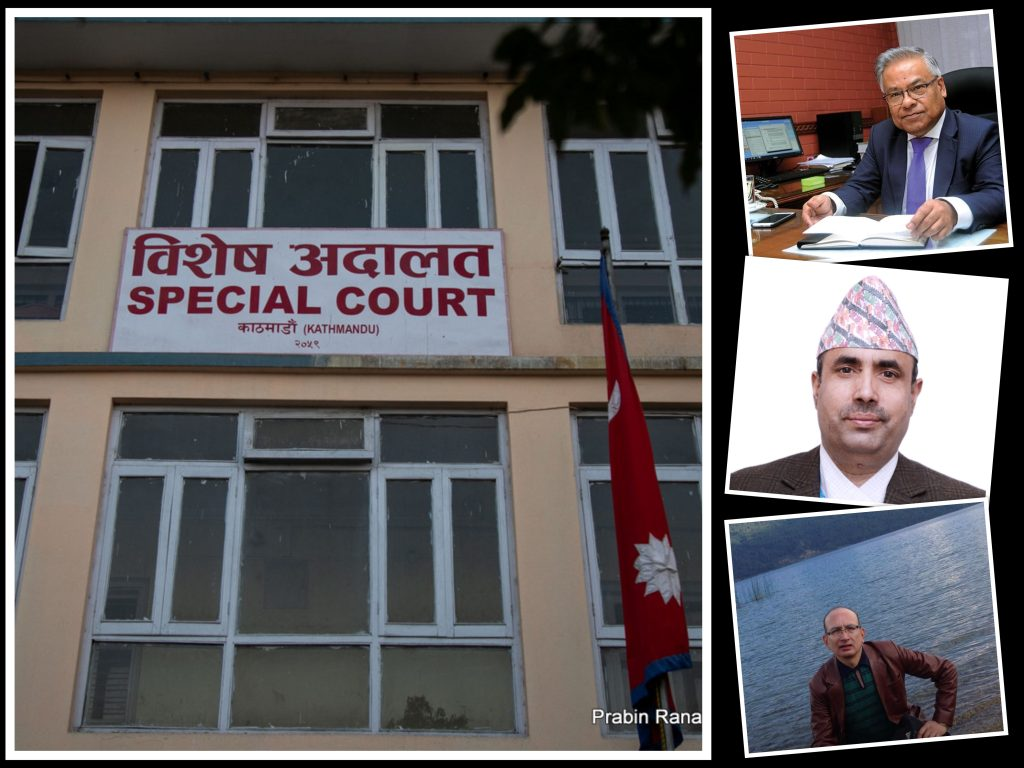 वाइडबडी घोटाला प्रकरणमा राजनीतिज्ञलाई उन्मुक्तिः कंसाकार, अधिकारी, ढुंगाना र लामिछाने दोषी ठहर वाइडबडी घोटाला प्रकरणमा राजनीतिज्ञलाई उन्मुक्तिः कंसाकार, अधिकारी, ढुंगाना र लामिछाने दोषी ठहर