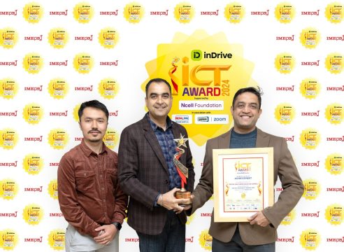 ‘आइएमई पे’ आईसीटी अवार्ड २०२४ को डिजिटल सर्भिसेज विधाबाट सम्मानित