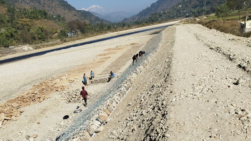 नदी कटान रोक्न आँधीखोलामा तटबन्ध निर्माण, सिँचाइ डिभिजन र पालिकाबीच लागत साझेदारी