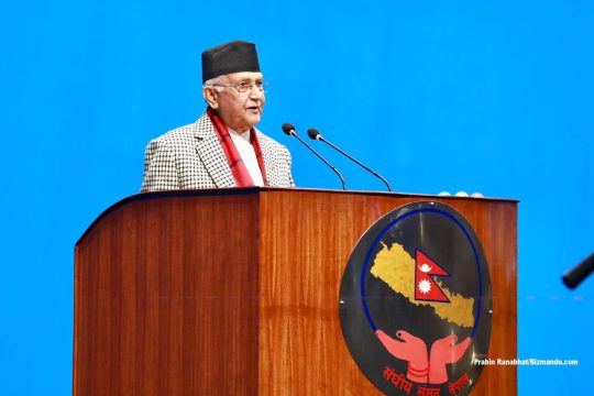 संसदमै प्रधानमन्त्री ओलीको स्वीकारोक्ति : देश ‘ग्रे लिस्ट’मा पर्ने खतरा बढेको छ
