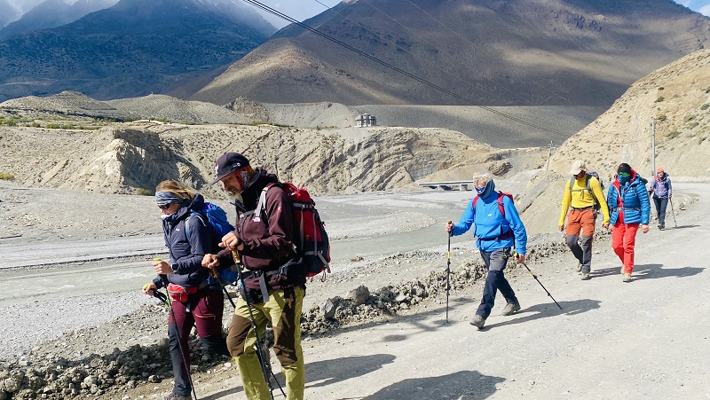 अन्नपूर्ण संरक्षण क्षेत्रमा पर्यटकको आगमन वृद्धि, ‘भारतीय यति ठूलो सङ्ख्यामा आएका पहिलोपटक हो’
