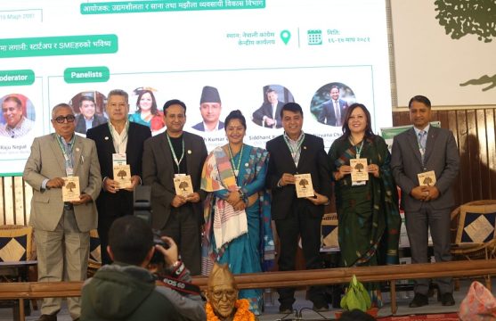 उद्योगीलाई मञ्चमा राखेर कांग्रेस नेतृत्व दर्शक दीर्घामा, ‘युवालाई रोकौं, आईटीबाट आउँछ ८ खर्ब’