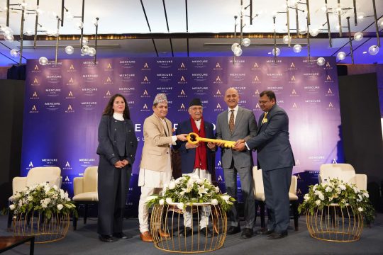 सुकेधारा हाइटमा संचालनमा आयो मर्क्योर होटल, प्रधानमन्त्री ओलीले गरे उद्घाटन