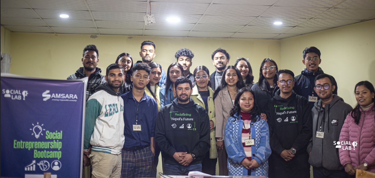 सामाजिक उद्यमीहरुका लागि सोसल ल्याब नेपालले बुटक्याम्प आयोजना गर्दै सामाजिक उद्यमीहरुका लागि सोसल ल्याब नेपालले बुटक्याम्प आयोजना गर्दै