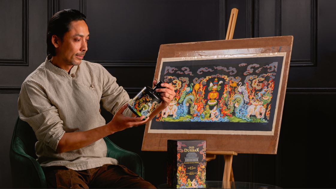 यती डिस्टिलरीद्वारा ख्यातिप्राप्त पौभा कलाकार समुन्द्रमान सिंह श्रेष्ठलाई सम्मान