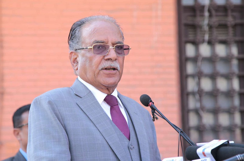 पूर्वराष्ट्रपति र पूर्वउपराष्ट्रपतिलाई राजनीतिमा फर्कन बन्देज छैन : प्रचण्ड पूर्वराष्ट्रपति र पूर्वउपराष्ट्रपतिलाई राजनीतिमा फर्कन बन्देज छैन : प्रचण्ड