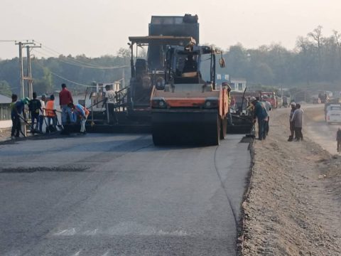नारायणघाट-बुटवल सडकमा काम तीव्र गतिमा, मासिक प्रगतिदर ७५ महिनायताकै धेरै 