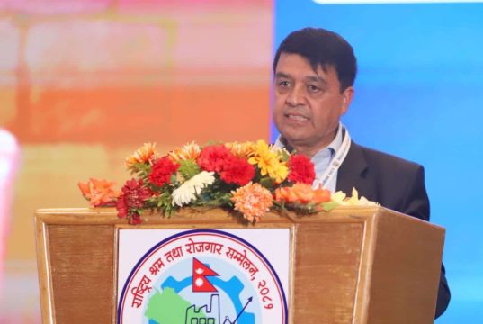 रोजगारी सिर्जनाको ‘रियल एक्टर’ निजी क्षेत्र, औद्योगिक वातावरण बनाउनुपर्नेमा अध्यक्ष ढकालको जोड