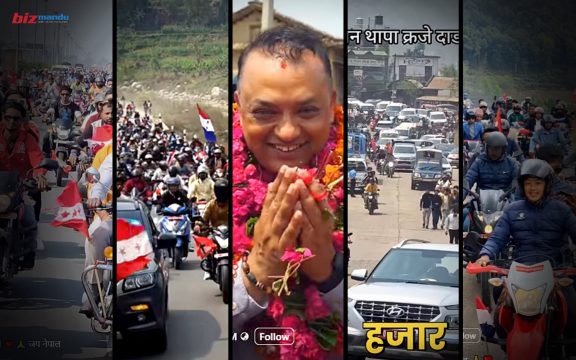 जिल्ला दौडाहामा गगनको दबंग शैली, भड्किलो स्वागतमा कार्यकर्तालाई किन उक्साइरहेका छन्?