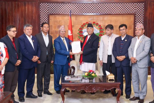 ओलीलाई माधव नेपालले बुझाए ९ पृष्ठको मागपत्र, ‘सांसद  मन्त्री हुन नपाउने व्यवस्था गरौं’