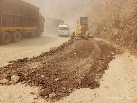 नारायणगढ–बुटवल सडक विस्तार : आजदेखि दाउन्ने खण्ड दैनिक ४ घण्टा बन्द हुने