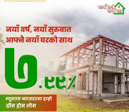 नयाँ वर्षमा महालक्ष्मी विकास बैंकको योजना, ७.९९ प्रतिशत ब्याजदरमा घर कर्जा दिने