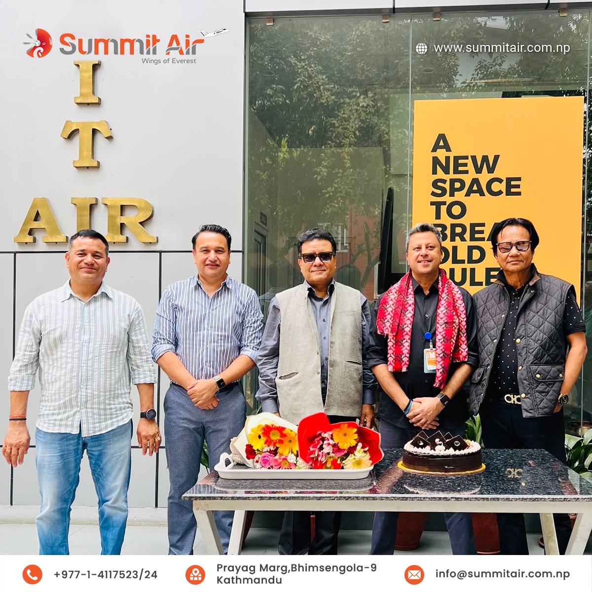 समिट एयरले स्थापनाकालदेखि कार्यरत क्याप्टेन मनीष पन्तलाई दियो आइपीको जिम्मेवारी समिट एयरले स्थापनाकालदेखि कार्यरत क्याप्टेन मनीष पन्तलाई दियो आइपीको जिम्मेवारी