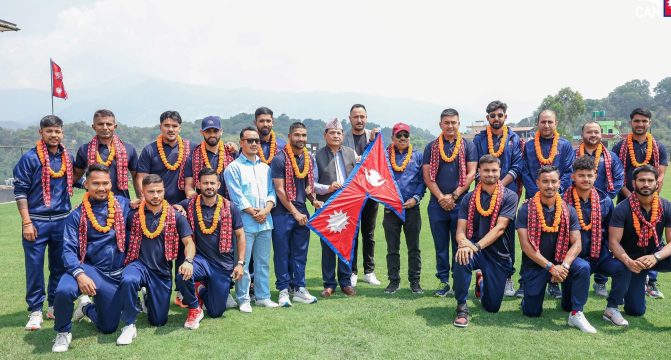 लिग-२ खेल्ने नेपाली क्रिकेट टोलीको बिदाइ, क्यानको करारमा नरहने लामिछानेको घोषणा