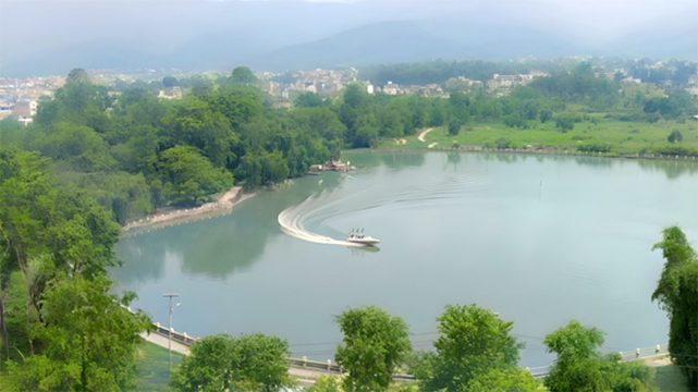 बुलबुले तालले आन्तरिक पर्यटक आकर्षित, मोटरबोट सञ्चालनले बढायो आम्दानी