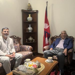 प्रचण्डको फोनपछि देउवा निवासमा जनार्दन शर्मा, कांग्रेस-एमालेबीच किचलो बढ्दा के कुरा भयो?