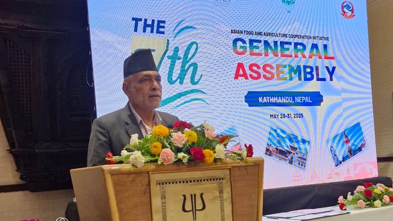 कृषि क्षेत्रमा आएका चुनौतीहरूको सामना साझा प्रयासबाट मात्रै गर्न सकिन्छ : मन्त्री अधिकारी कृषि क्षेत्रमा आएका चुनौतीहरूको सामना साझा प्रयासबाट मात्रै गर्न सकिन्छ : मन्त्री अधिकारी