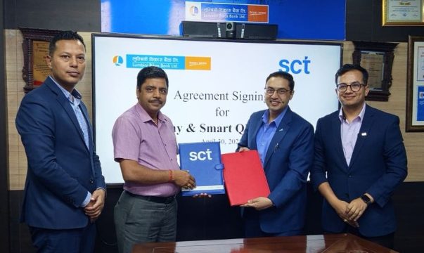 एससीटी र लुम्बिनी विकास बैंकबीच स्मार्ट पे र स्मार्ट क्यूआर सेवा सञ्चालनका लागि सम्झौता