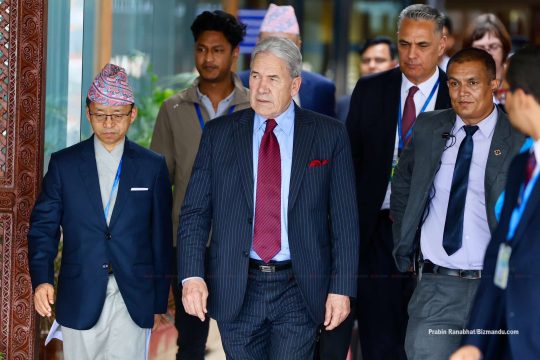 न्यूजिल्याण्डका उपप्रधानमन्त्री काठमाडौं आइपुगे, आजै शिष्टाचार र द्विपक्षीय भेटवार्ता गर्दै