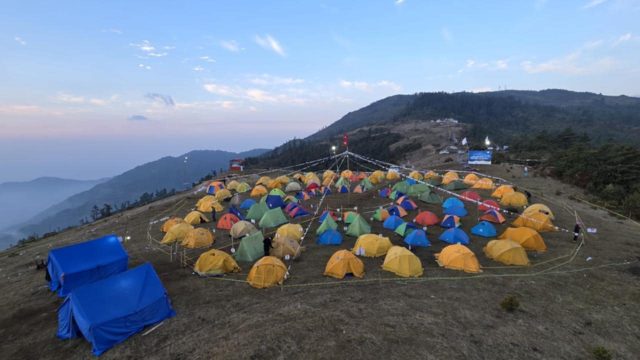 गौरी टापमा टेन्ट क्याम्पिङ, कलाकर्मीसँगै दुई सय जनाभन्दा बढीको सहभागिता (फोटो फीचर)