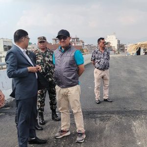 ग्वार्को ओभरपासको मुख्य संरचना तयार, डिभाइडर राख्ने लगायतका काम सकिएपछि खुला गरिने