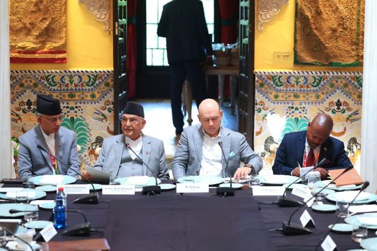 नेपाल विकास सहयोगको भविष्यका लागि स्वतन्त्र आयोगको पक्षमा, ओलीले भने- आर्थिक खाडल पुर्नुपर्छ