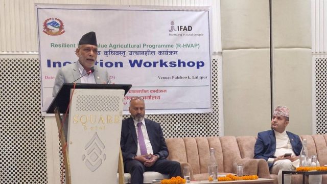 परम्परागत खेतीबाली निर्यात गर्न सके राष्ट्रिय अर्थतन्त्रमा ठूलो टेवा पुग्छ : कृषिमन्त्री अधिकारी