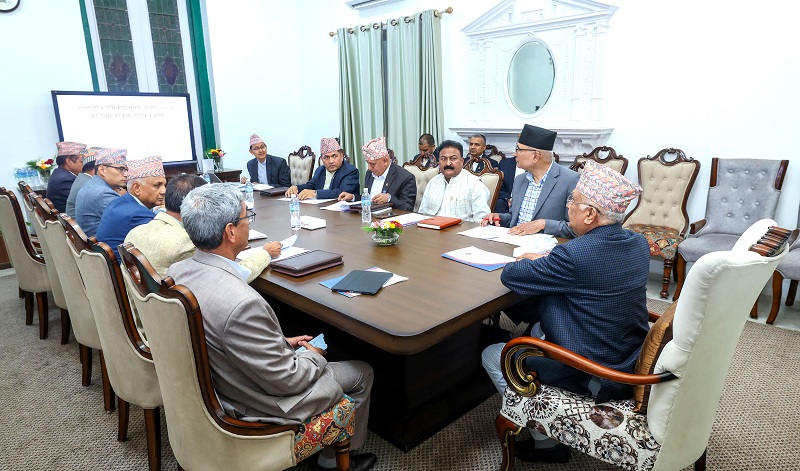 गठनको दुई महिनापछि बस्यो सुशासन आयोगको बैठक, अध्यक्ष ओली नै कार्यक्षेत्रबारे अलमलमा गठनको दुई महिनापछि बस्यो सुशासन आयोगको बैठक, अध्यक्ष ओली नै कार्यक्षेत्रबारे अलमलमा