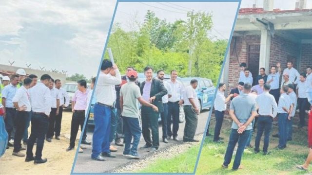 ऊर्जा सचिवसहित कार्यकारी निर्देशक शाक्यले गरे कोहलपुर-सुर्खेत प्रसारण लाइनको निरीक्षण