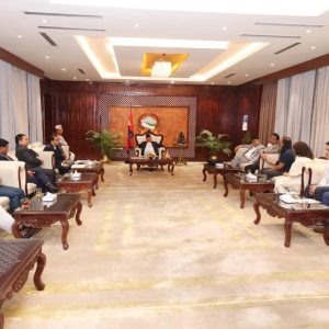 सुनकोशी मरिनको काम नगर्ने निर्माण कम्पनीलाई ओलीको साथ, प्रधानमन्त्री निवासमा यस्तो छलफल