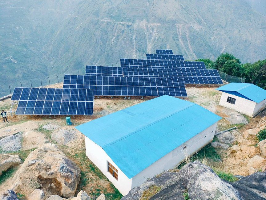 कालिकोटको चौलीमा सौर्य ऊर्जा केन्द्र निर्माण अन्तिम चरणमा, १०० किलोवाट उत्पादन हुने