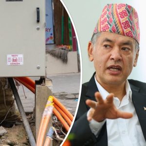 तार भूमिगत गर्ने प्राधिकरणकै आयोजनामा हितेन्द्रदेवको असहयोग, डेढ महिनादेखि काममा बाधा