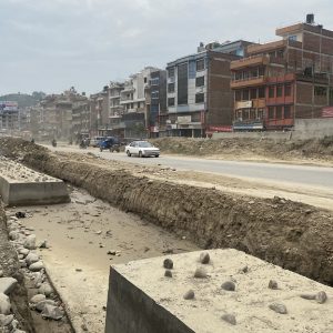 साँगा–धुलिखेल सडकखण्डको बिस्तार रोकियो, वर्षायाम नसकिएसम्म काम अगाडि नबढ्ने