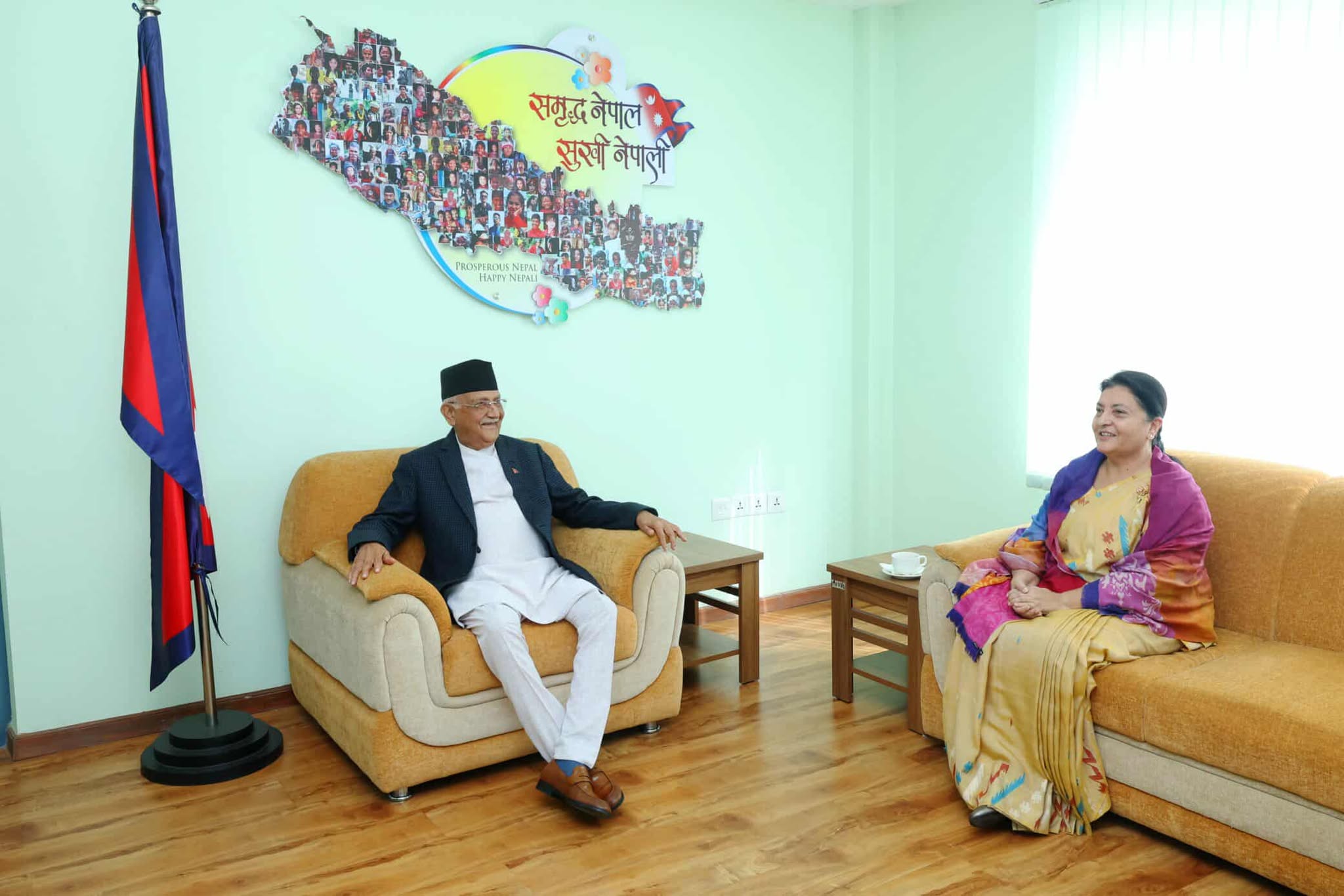 पूर्वराष्ट्रपति भण्डारीले ओलीसँग गरिन् डेढ घण्टा वार्ता, ‘सदस्यता पहिले नै रिन्यु गरिसकेको हो’